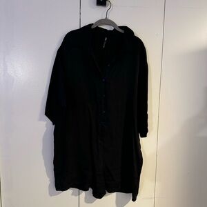 Zara Short Sleeve Romper Size Large
Dark Blue